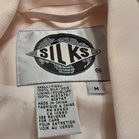 Vintage SILKS 100% Silk Jacket - Picture 7 of 7